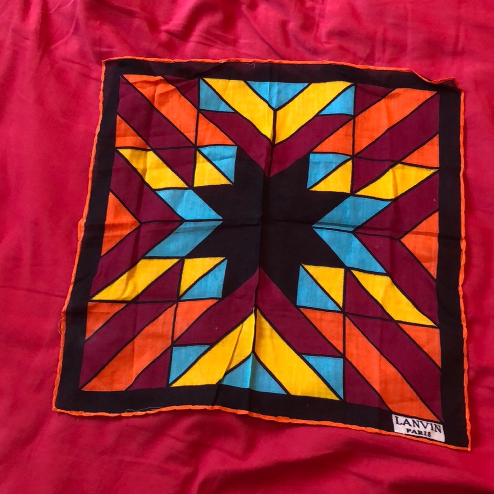 Lanvin Paris handkerchief
